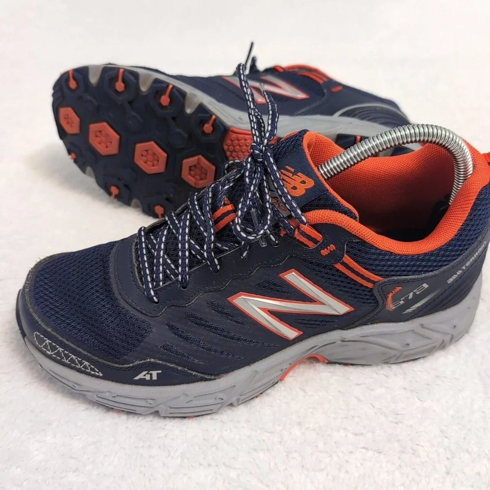 New‎ Balance Lonoke All Terrain MTLONLD1 Blue Orange Running Mens Shoes 8